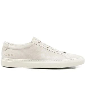 Common Projects Achilles Premium Lace-Up Sneakers - White