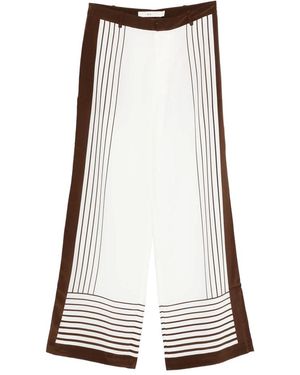 SIR. Leilana Striped Tailored Trousers - Brown