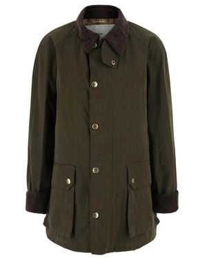DUNST Flap-Pocket Long-Sleeve Jacket - Green