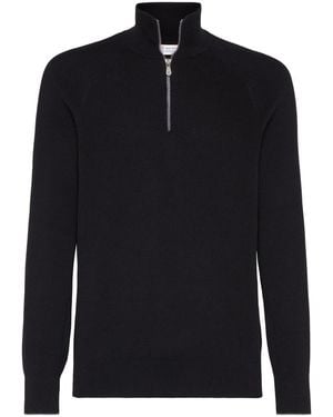 Brunello Cucinelli Cotton Jumper - Blue