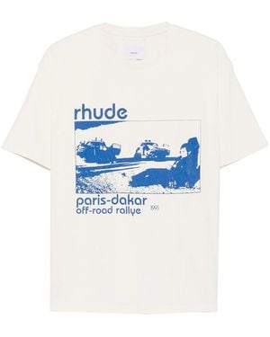 R H U D E © Neutrals T-Shirts & Vests - Blue