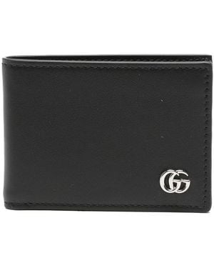 Gucci Double G Leather Wallet - Black