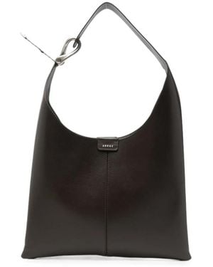 Soeur Cosima Leather Shoulder Bag - Black
