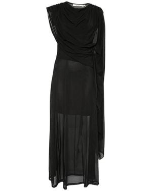 Gestuz Draped Maxi Dress - Black