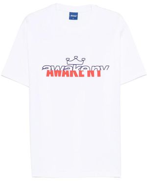 Awake Couture Headcrack Champs Logo T-Shirt - White