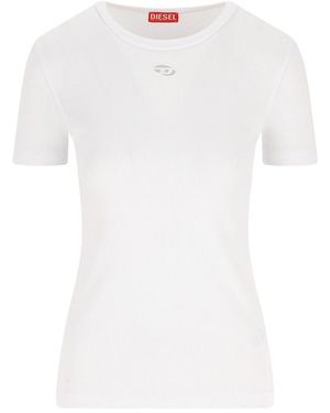 DIESEL Logo-Detail T-Shirt - White