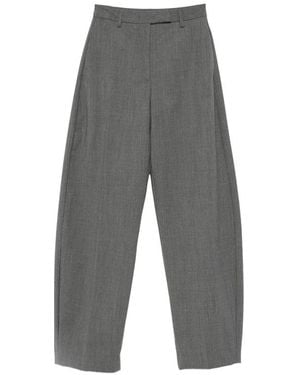 Thelatest E-Dina Tailored Trousers - Grey