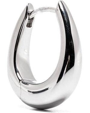 Tom Wood Sterling Hoop Earrings - Metallic