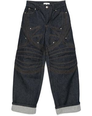 Markgong Cotton-Blend Jeans - Grey