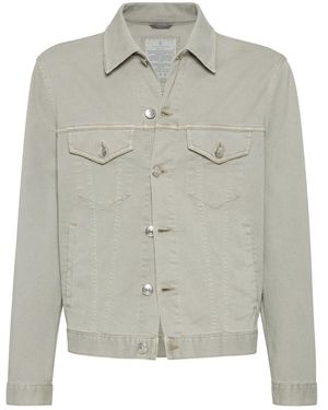 Brunello Cucinelli Denim Jacket - Gray