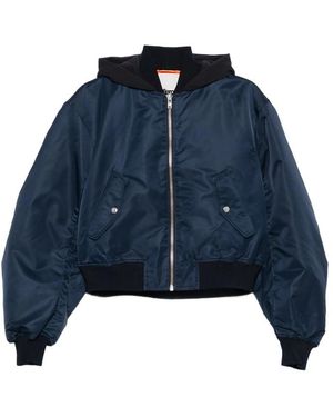 Bellerose Harty Hooded Bomber Jacket - Blue