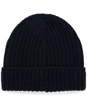 Fileria Ribbed-Knit Beanie Hat - Black