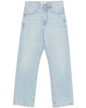 BITE STUDIOS Button-Up Straight Jeans - Blue
