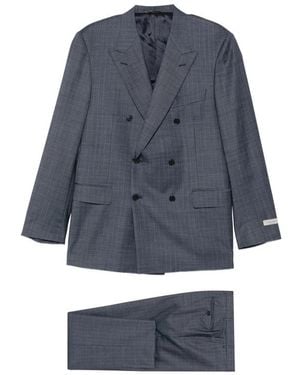 Canali Suit Wool - Blue