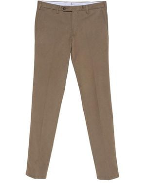 Rota Straight-Leg Trousers - Brown