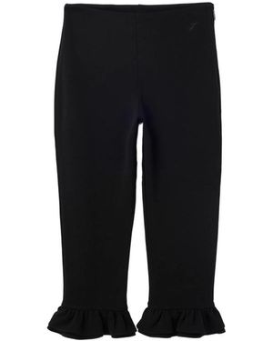 Jacquemus Playa Ruffled Shorts - Black