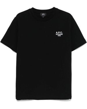 A.P.C. A. P.C. Rue Madame T-Shirt - Black