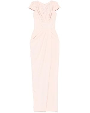 Rhea Costa Draped Maxi Dress - Pink