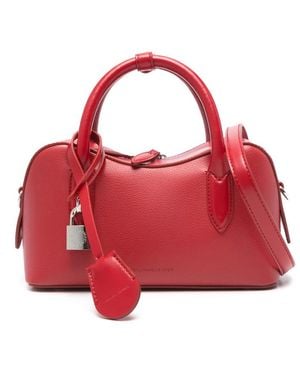 Stella McCartney Padlock-Embellishment Tote Bag - Red