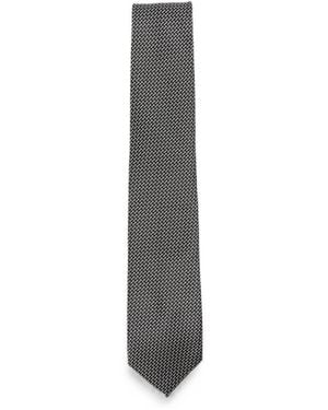 Tom Ford Patterned Tie - Gray