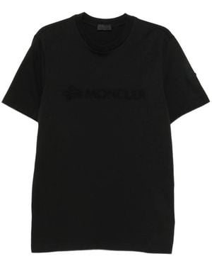 Moncler Logo-Detail T-Shirt - Black