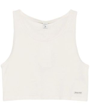 Sporty & Rich Tank Top Jersey - White
