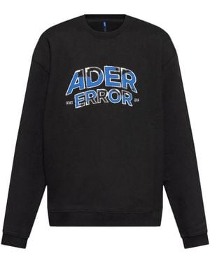 Adererror Logo Embroidered Sweatshirt - Black