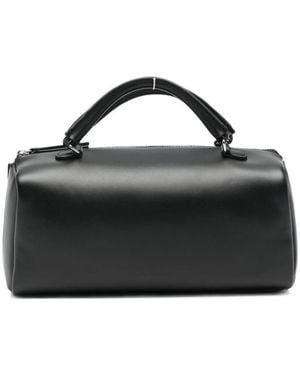 Low Classic Loaf Leather Tote Bag - Black
