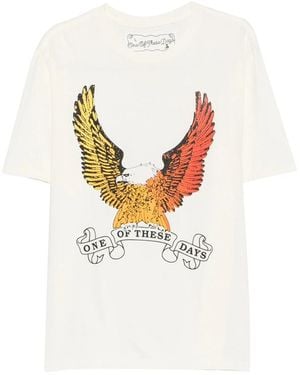 One Of These Days Graphic-Print T-Shirt - White