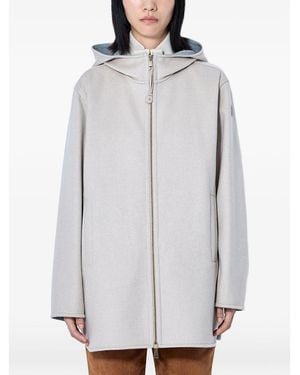 Moncler Hemiptere 3-In-1 Hooded Wool & Cashmere Jacket - Gray
