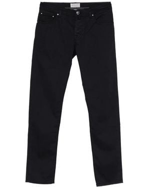 Jacob Cohen Studded-Detail Jeans - Black