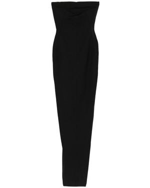 Rick Owens Strapless Fitted Dress - Black