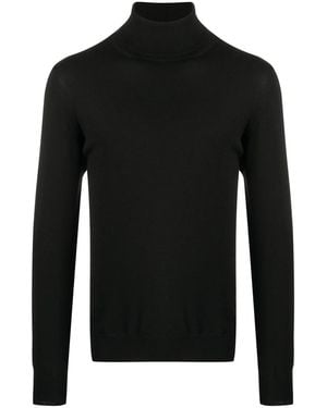 Fileria Ribbed Roll-Neck Sweater - Black
