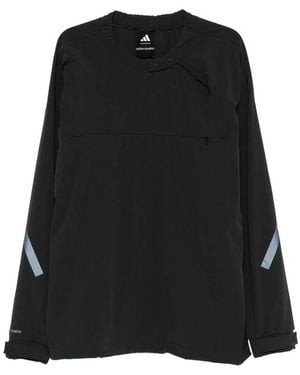 Adidas X Entire Studios X Entire Studios Reflective-Detail Performance Sweatshirt - Black
