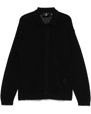 Represent Knitted Long-Sleeve Shirt - Black