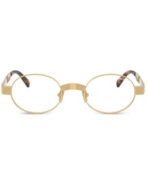 Miu Miu Glasses & Frames - Metallic