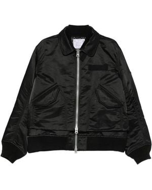 Sacai Jackets - Black