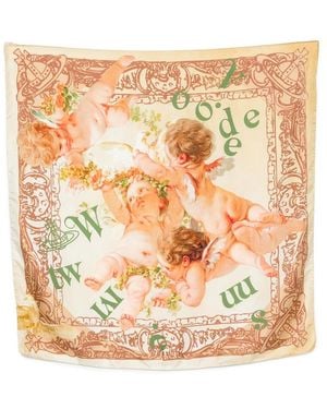 Vivienne Westwood Neutrals Scarves - Metallic