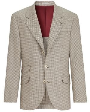 Brunello Cucinelli Neutrals Jackets - Brown