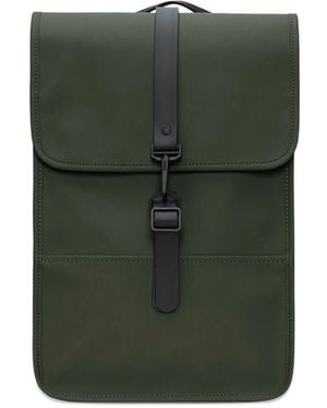 Rains Flap Strap Backpack - Black