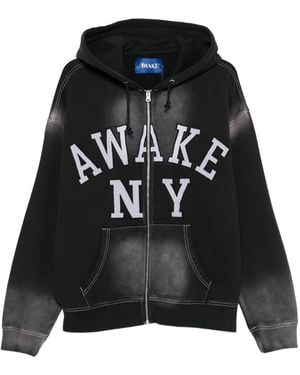 Awake Couture Zip-Up Hoodie - Black