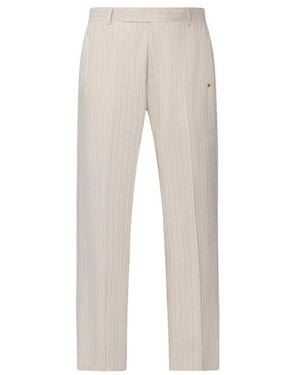 Amiri Striped Tailored Trousers - Natural