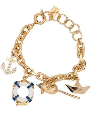 Vivetta Charm-Chain Bracelet - Metallic