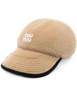 Miu Miu Hats Camel - Natural