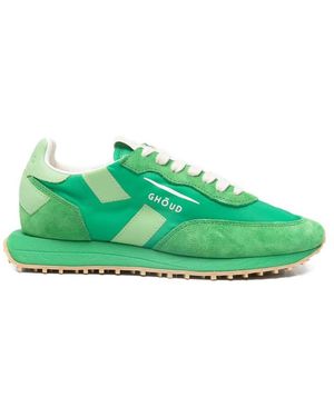 GHŌUD Rush Low-Top Lace-Up Trainers - Green