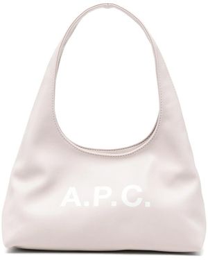 A.P.C. Neutrals Tote Bags - Pink