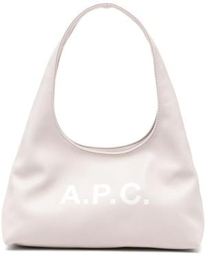 A.P.C. Neutrals Tote Bags - Pink
