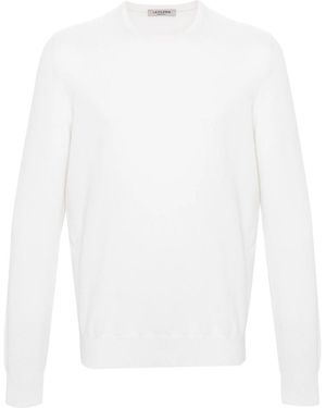 Fileria Fine-Knit Cashmere Jumper - White