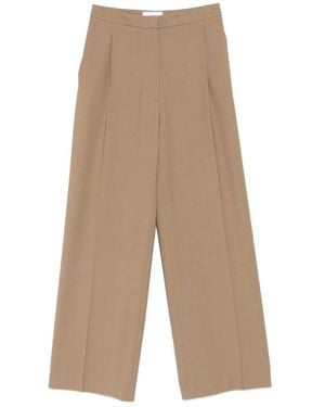 Lardini Pleated Trousers - Natural