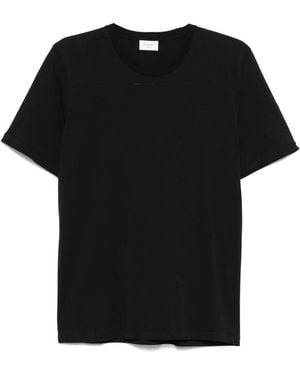 Saint Laurent Cotton T-Shirt - Black